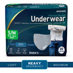 McKesson Premium Discreet Underwear for Men, Heavy Absorbency, Small/Medium