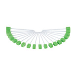 Toothette Plus Oral Swabsticks Foam Tip Untreated, 6-Inch Length, Green