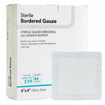 DermaRite® Adhesive Dressing, 4 x 4 Inch, White