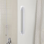 McKesson Wall Grab Bar, White Steel, 12-Inch Length