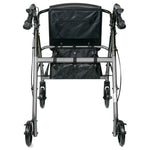 McKesson Folding Aluminum Four-Wheel Rollator, Silver