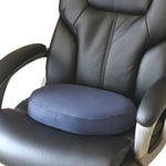Mabis Healthcare Molded Foam Doughnut Seat Cushion, 16 Inch, Dark Blue
