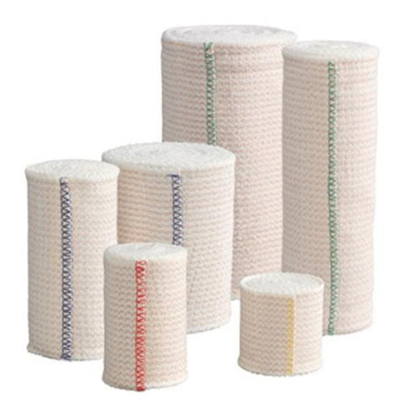 Elastic Bandage Cardinal Health™ 4 Inch X 5-4/5 Yard Double Hook and Loop Closure White Sterile Standard Compression