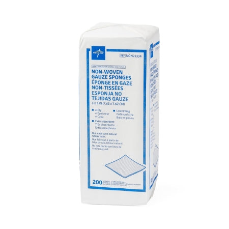 Nonwoven Sponge Avant Gauze® 3 X 3 Inch 200 per Pack NonSterile 4-Ply Square