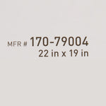 McKesson Foam Back Support Cushion, 22 x 19 Inch