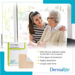 ComfortFoam™ Silicone Adhesive without Border Silicone Foam Dressing, 8 x 8 Inch