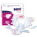 Seni® Super Quatro Severe Absorbency Incontinence Brief, Regular