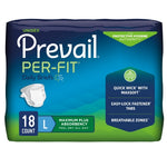 Unisex Adult Incontinence Brief Prevail® Per-Fit® X-Large Disposable Heavy Absorbency