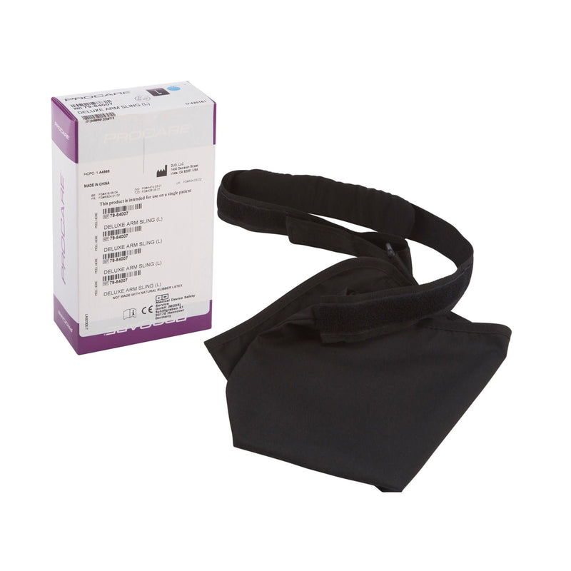 ProCare® Deluxe Arm Sling, Contact Closure, Blue, Large, 8-1/2 x 17-1/2 Inch