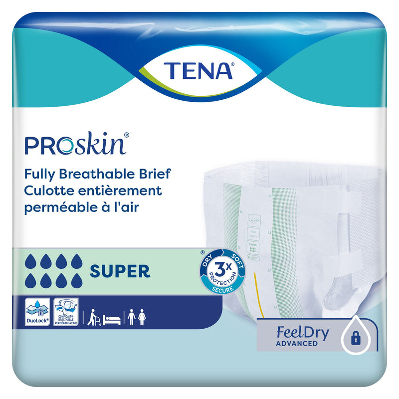 Tena® ProSkin™ Briefs, Super Absorbency, Large