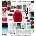 My Medic MYFAK Pro First Aid Kit, Trauma & Medical Supplies for Survival, Red