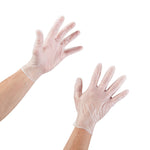 McKesson Confiderm® Vinyl Exam Glove, Large, Clear