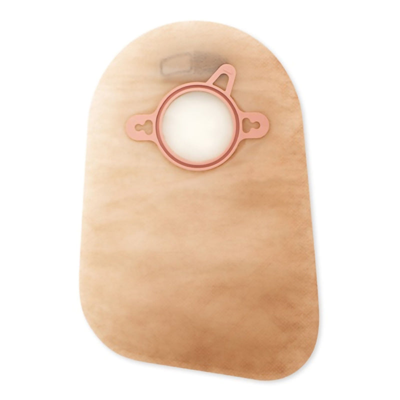 New Image™ 2-Piece Transparent Ostomy Pouch, Pre-cut to Fit 44 mm Stoma, Green