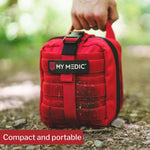 My Medic MYFAK First Aid Kit, Medical Supplies for Survival, Red