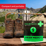 Med Packs™ First Aid Kit for Hikers – Outdoor Injury Supplies in Portable Pouch