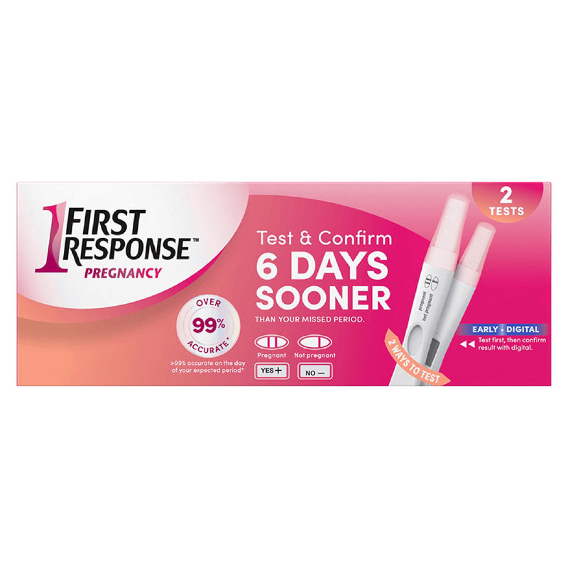 First Response® hCG Pregnancy Home Device Reproductive Health Test Kit
