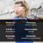 TheraBand® Exercise Resistance Band, Blue, 6 Inch x 25 Yard, X-Heavy Resistance