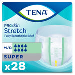 Unisex Adult Incontinence Brief TENA ProSkin Stretch™ Super 3X-Large Disposable Heavy Absorbency
