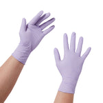 Exam Glove Halyard™ Lavender™ Medium NonSterile Nitrile Standard Cuff Length Textured Fingertips Lavender Not Rated