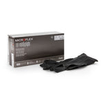 Exam Glove MICROFLEX® MidKnight™ X-Large NonSterile Nitrile Standard Cuff Length Fully Textured Black Fentanyl Tested