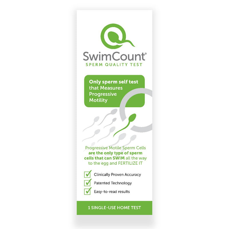 SwimCount® Sperm Quality Test, One Single-Use Home Test
