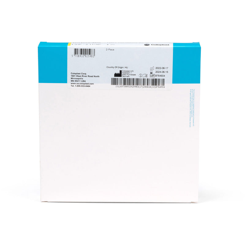 SenSura® Mio Flex Ostomy Barrier, Trim to Fit 10 – 68 mm, Yellow Match