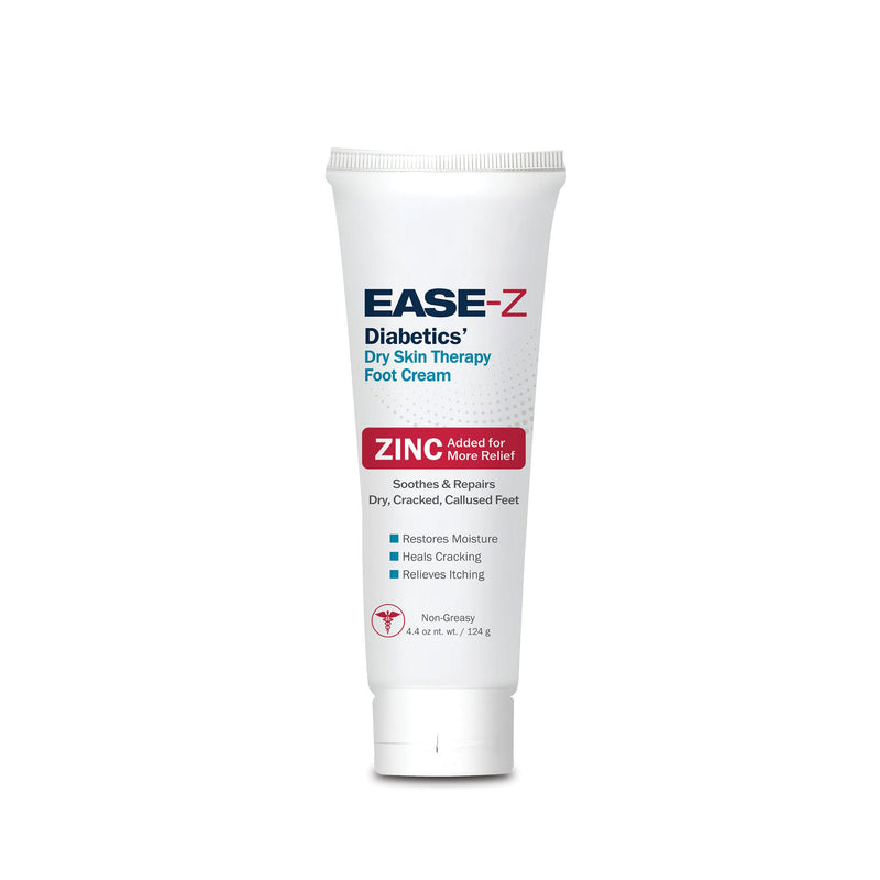 EASE-Z Diabetics' Dry Skin Therapy Foot Cream, Scented, 4.4-ounce Tube