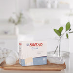 American® White Cross First Aid® Clear Adhesive Strip, 4 x 3 Inch