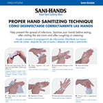 Sani-Hands Hand Sanitizing Wipes, Alcohol, Scented, 5.5 x 8.4 Inch Soft Pack