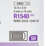 3M Steri-Strip Skin Closure Strips, nonwoven Material, Reinforced Strip, White