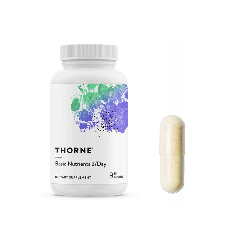 Dietary Supplement Thorne® Biontin / Magnesium Bisglycinate / Vitamin A B12 C D E K 500 mcg - 1.05 mg - 600 mcg - 250 mg - 50 mcg - 50 mcg - 16.5 mg - 400 mcg Capsule 30 Capsules Without Flavor