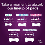 Poise® Ultimate Day and Night Bladder Control Pad, Long Length