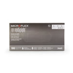 Microflex® MidKnight™ Nitrile Exam Glove, Extra Large, Black