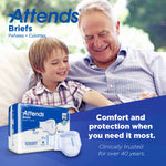 Attends® Extra Heavy Absorbency Briefs, Medium