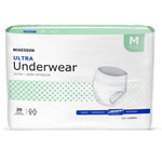 Unisex Adult Absorbent Underwear McKesson Ultra Pull On with Tear Away Seams 2X-Large Disposable Heavy Absorbency