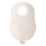 New Image™ 18904 Two-Piece Transparent Urostomy Pouch, 70 mm Flange, Blue Match