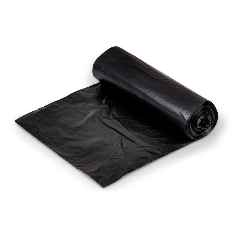 Colonial Bag 2X Heavy Duty Trash Bag, Black, 45-gallon Capacity