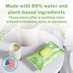 McKesson Flushable* Wet Wipes - Scented, 96 Wet Wipes per Pack