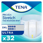 Unisex Adult Incontinence Brief TENA ProSkin Stretch™ Ultra Medium Disposable Heavy Absorbency