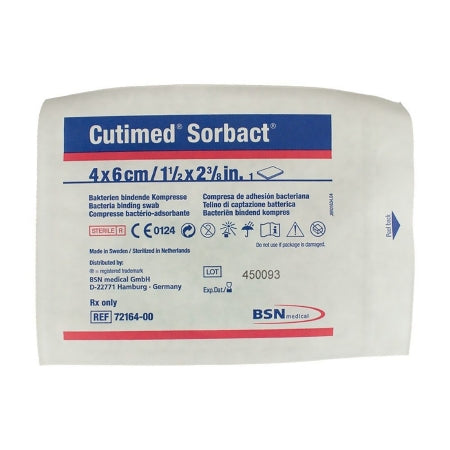 Antimicrobial Mesh Dressing Cutimed® Sorbact® 1-3/5 X 2-2/5 Inch Rectangle Sterile