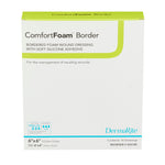 ComfortFoam™ Silicone Adhesive without Border Silicone Foam Dressing, 4 x 4 Inch