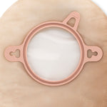 New Image™ 18293 Two-Piece Transparent Ostomy Pouch, Pre-cut to Fit 57 mm, Red