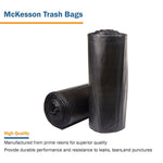 McKesson Super Heavy Duty Trash Bag, Black, 56-gallon Capacity