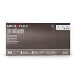 Microflex® Midknight™ Nitrile Exam Glove, Medium, Black