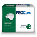 Unisex Adult Incontinence Brief ProCare™ X-Large Disposable Heavy Absorbency