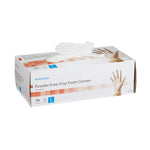 Exam Glove McKesson Large NonSterile Vinyl Standard Cuff Length Smooth Clear Not Rated