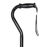 McKesson Steel Offset Cane, 29¾ – 37¾ Inch Height