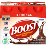 Boost® Original Chocolate Balanced Nutritional Drink, 8-ounce bottle