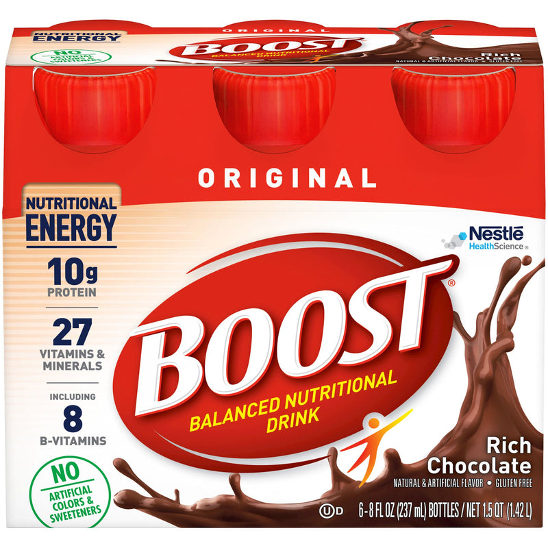 Boost® Original Chocolate Balanced Nutritional Drink, 8-ounce bottle