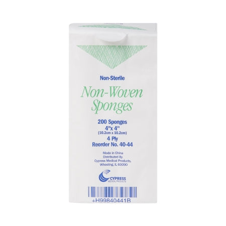 Nonwoven Sponge McKesson 4 X 4 Inch 200 per Pack NonSterile 4-Ply Square